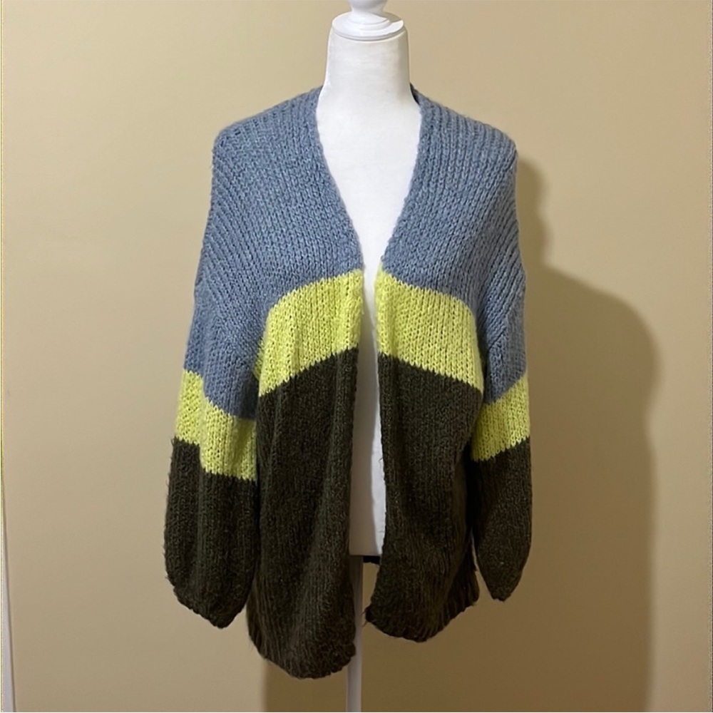 Oversized striped cardigan from Aerie